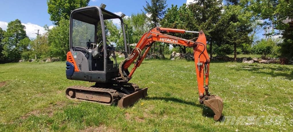 Hitachi ZX 18 1.8 TON ˘ RAZŠIRLJIV ° NAGIBNA ° Mini bageri < 7t